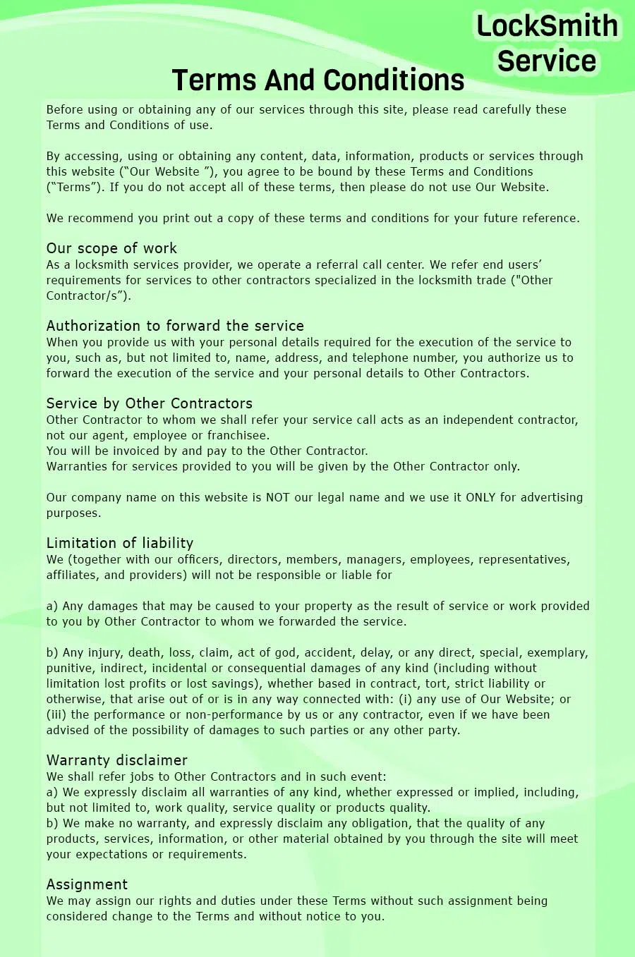 Bedford Dwellings Locksmith Store, Bedford Dwellings, PA 412-385-2193 - terms-ls
